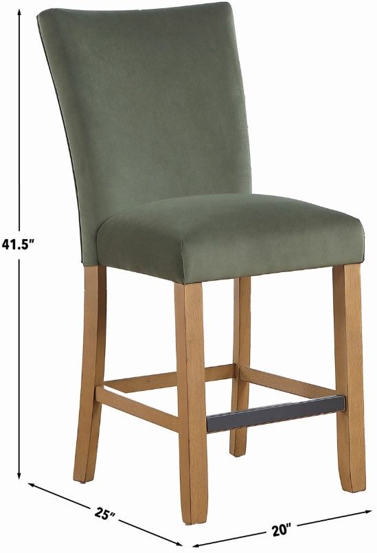 Steve Silver Co. Artemis Green/Sand Counter Stool-2
