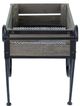 A & B Home Black Trolley Cart Plant Stand-3