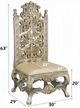 ACME Furniture Danae 2-Piece Champagne/Gold Side Chair Set-2
