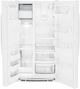 GE® 36" 25.3 Cu. Ft. White Side-by-Side Refrigerator-1