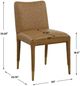 Uttermost® Conifer 2-Piece Camel Dining Side Chair Set-2
