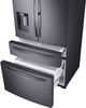 Samsung 27.8 Cu. Ft. Fingerprint Resistant Black Stainless Steel French Door Refrigerator-4