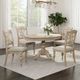 Liberty Furniture Summer House 5-Piece Sand Dune Pedestal Table Set-1
