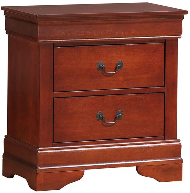Coaster® Louis Philippe Red Brown Nightstand-0