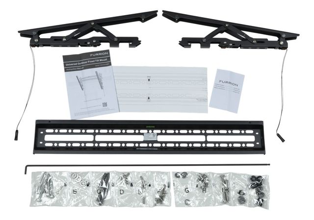 Furrion® Black Universal Outdoor Fixed Tilt Mount-1