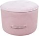 TOV Furniture by TOV Slashed Blush Luna Velvet Ottoman-0