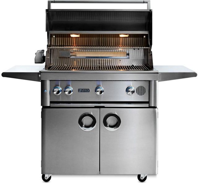 Lynx® Professional 36" Stainless Steel Freestanding Smart Grill-3