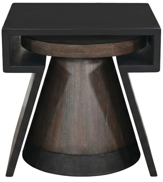 Sunny Designs™ Malibu 2-Piece Weathered Rum Nesting Table Set-3