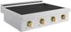 ZLINE Paramount 30" Satin Stainless Steel Induction Rangetop with 4-Element Cooktop and Champagne Bronze Accents-2