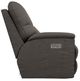 La-Z-Boy® Trouper Gray Leather Power Reclining Sofa with Headrest and Lumbar-3