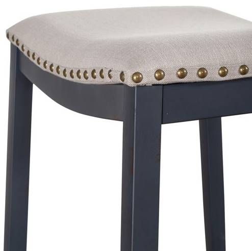 Liberty Furniture Vintage Navy Backless Counter Stool-4