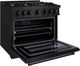 ZLINE Select 36" Black Stainless Steel Pro Style Gas Range-3