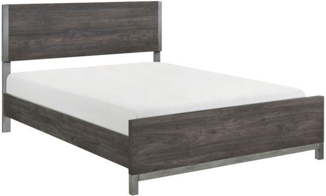 Homelegance® Zephyr Antique Silver/Brownish Gray Full Panel Bed-0