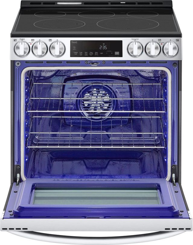 LG 30" PrintProof™ Stainless Steel Slide In Electric Range-2