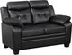 Coaster® Finley 2-Piece Black Stationary Seating Set-1