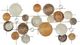 Classy Living Circles On Grid Wall Decor-0