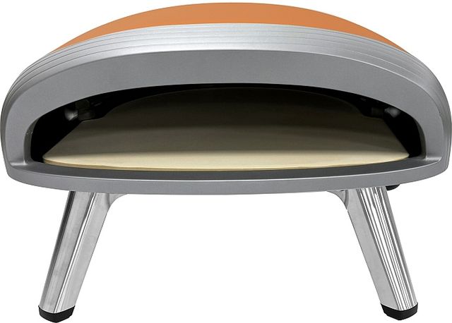 Unique® Appliances Classic Retro 12" Matte Orange Liquid Propane Pizza Oven-1
