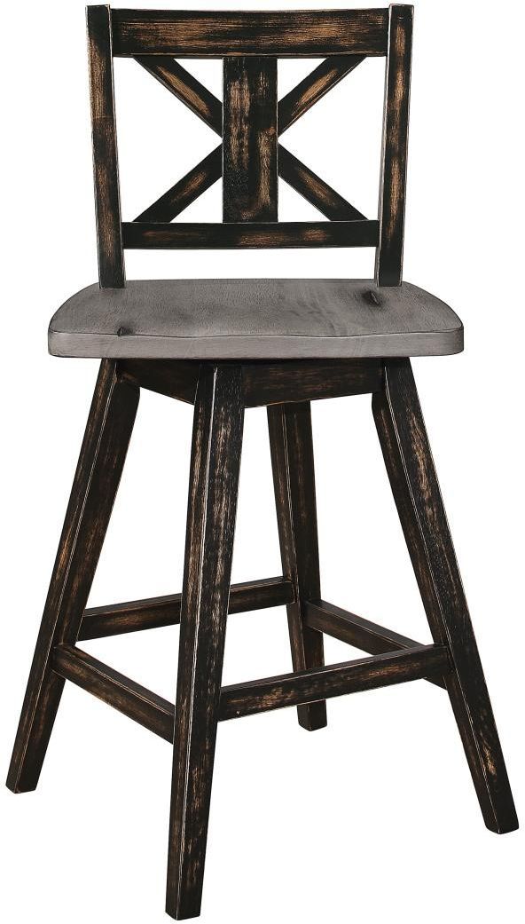 Mazin Furniture Amsonia Swivel Counter Height Chair-2