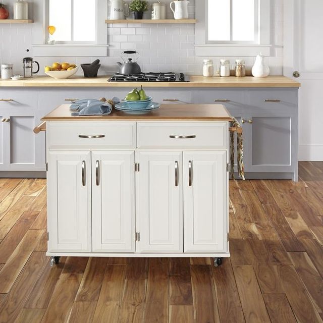 homestyles® Dolly Madison Off-White Kitchen Cart-4