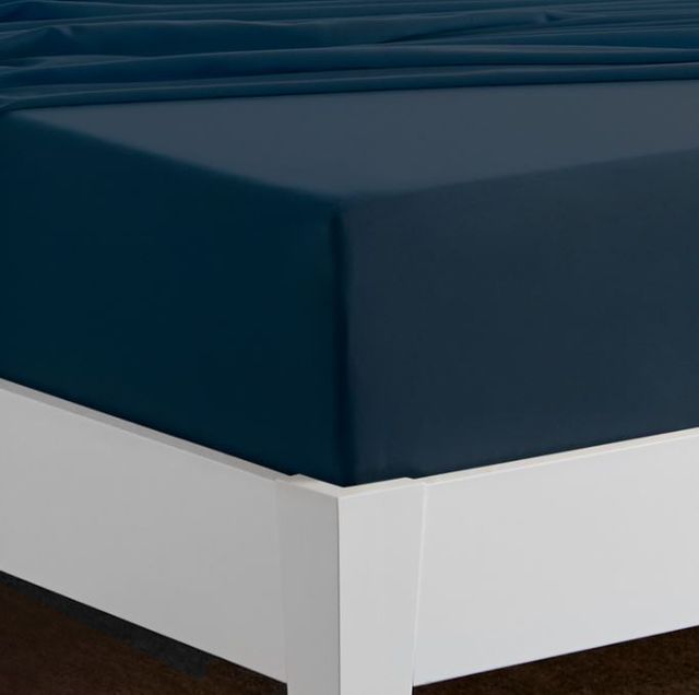 BEDGEAR® Basic 4-Piece Navy Blue King Sheet Set-4