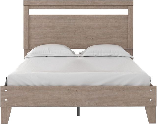 Signature Design by Ashley® Flannia Gray Full Panel Platform Bed-1