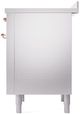 Ilve® Nostalgie II Series 36" Stainless Steel Pro Style Induction Range-3