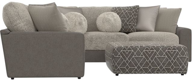 Jackson Furniture Canyon 4-Piece Fawn/Umber Modular Sectional and Ottoman-3