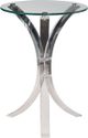 Coaster® Emmett Glass Top Round Accent Table with Acrylic Base -0