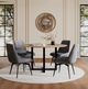 Modus Furniture CEO Oyster Upholstered Swivel Dining Side Chair-1