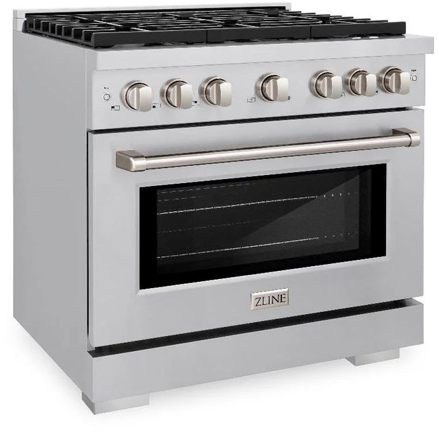 ZLINE Paramount 36" Stainless Steel Pro Style Dual Fuel Range-3