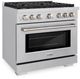 ZLINE Paramount 36" Stainless Steel Pro Style Dual Fuel Range-3