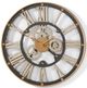 Giftcraft Black/Bronze/Taupe Wall Clock-0