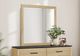 Monarch Specialties Inc. Light Oak Wall Mirror-1