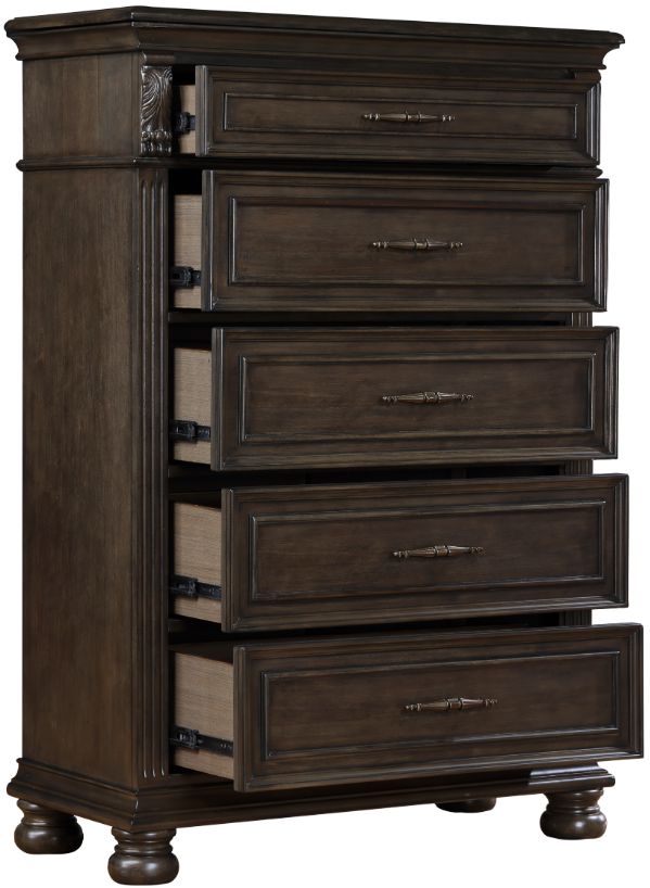 New Classic® Home Furnishings Balboa Walnut Lift Top Chest-3