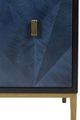 Currey & Company Kallista 30" Blue Vanity with Rectangular Undermount Sink-1