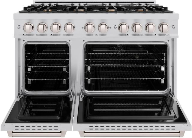 ZLINE Classic 48" Stainless Steel Pro Style Dual Fuel Range-1