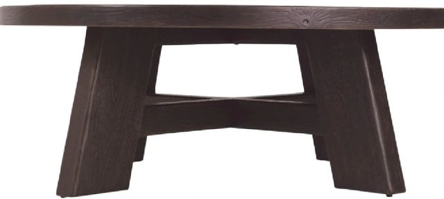 Hooker® Furniture Driftwood Burnt Timber Round Cocktail Table-1