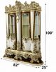 ACME Furniture Desiderius Antique Gold/Brown Curio-2