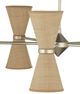 Currey & Company Natural/Silver Pennyworth Chandelier-5