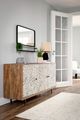 Signature Design by Ashley® Kerrings Brown/Black/White Accent Cabinet-5