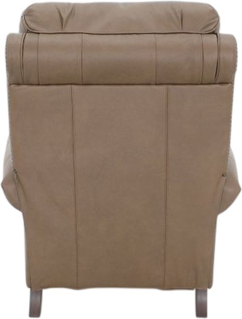 BarcaLounger® Churchill Cashmere Taupe Leather Manual Recliner-4