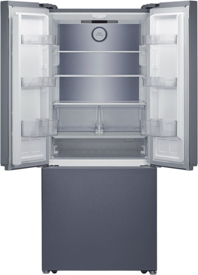 Summit® 30" 16.1 Cu. Ft. Stainless Steel Counter Depth French Door Refrigerator-1