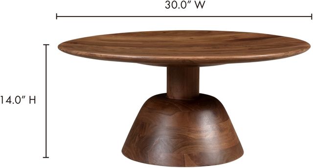 Moe’s Home Collection Nels Dark Brown Coffee Table -2