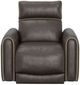 Catnapper® Nico Khaki/Walnut Power Headrest Wall Hugger Recliner-1