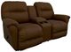 Best® Home Furnishings Customizable Bodie Leather Reclining Space Saver® Console Loveseat -0