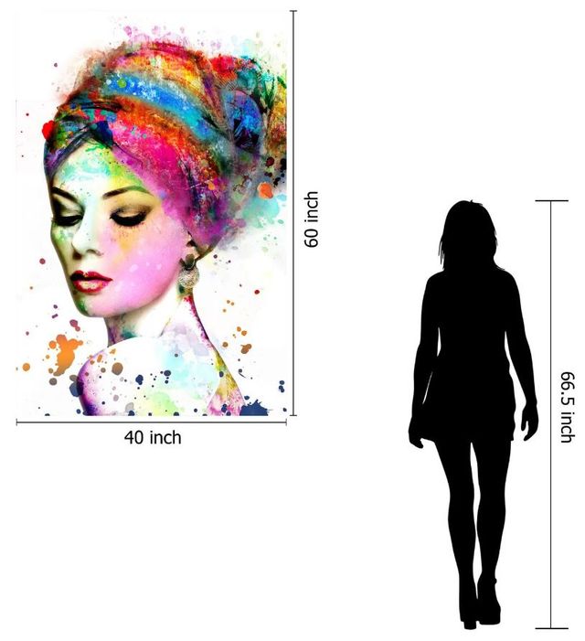 Classy Art Lady of Color Wall Art-2