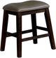 Furniture of America® Lana 2-Piece Dark Walnut/Gray Counter Stool Set-0