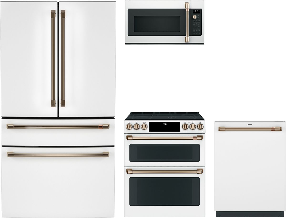 Café™ 4 Piece Matte White Kitchen Package