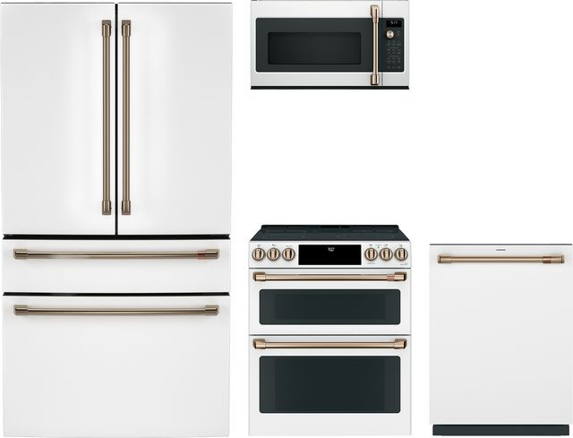 Café™ 4 Piece Matte White Kitchen Package