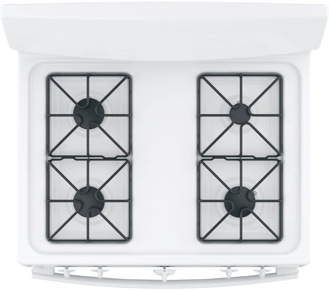 GE® 30" White Freestanding Gas Range-2